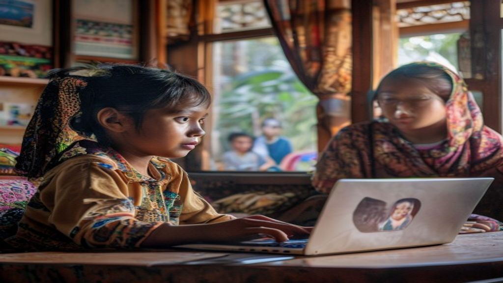 Siswa SD Magetan belajar matematika dengan bimbel online interaktif, didukung guru berpengalaman.